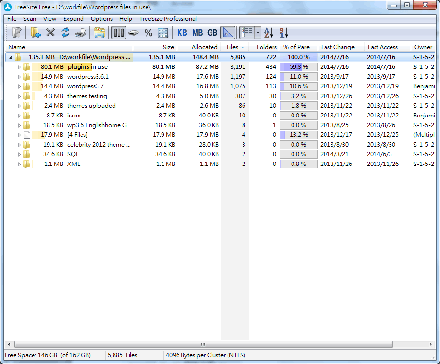 TreeSize Free